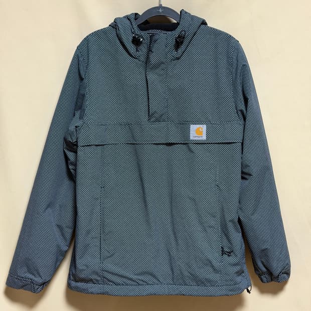 칼하트 WIP 크루거 도트 마린 님버스 풀오버 자켓