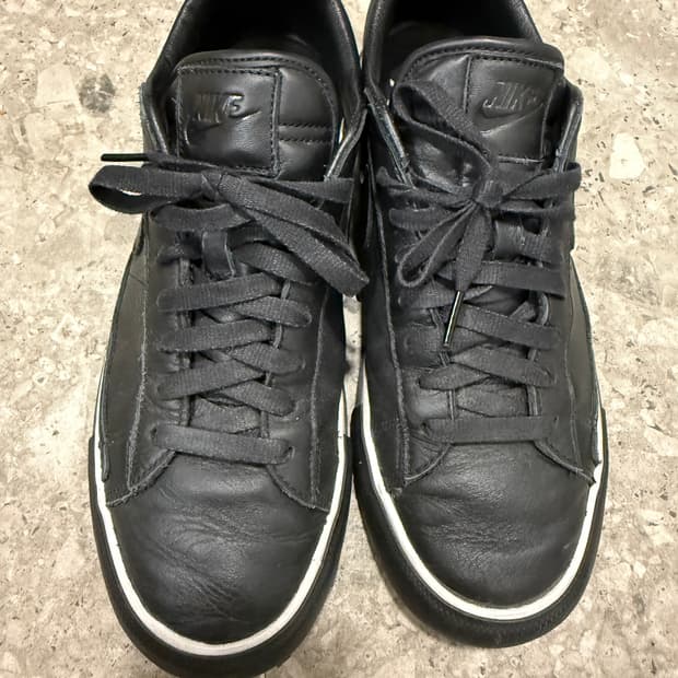 나이키 x 꼼데가르송 블레이저 로우 블랙