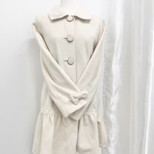 LIZ LISA 리즈리사 리본 프릴 코트