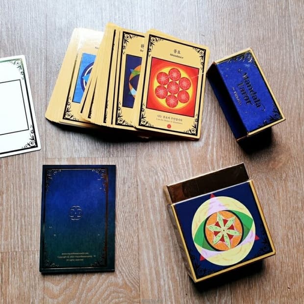 소장가치 UP] 만달라 타로 카드 세트 (Mandala Tarot by 