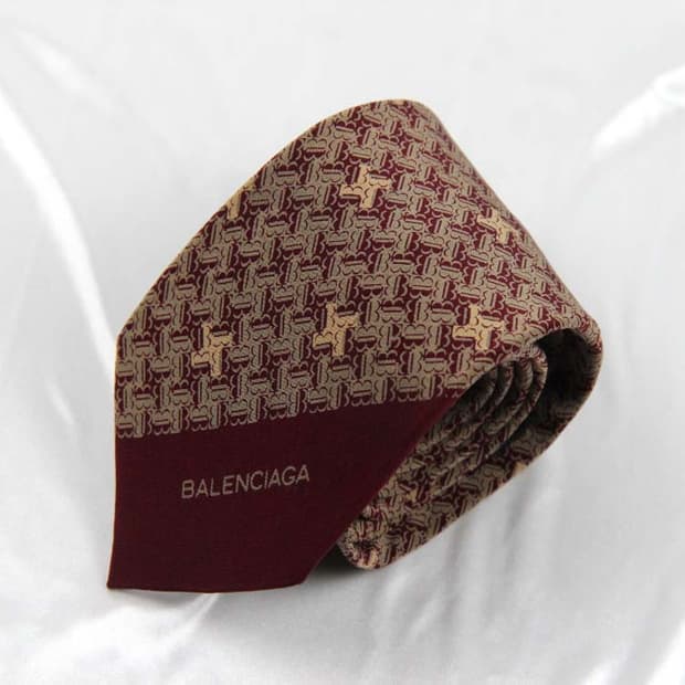 발렌시아가 7.8cm A+등급 남자 명품 넥타이