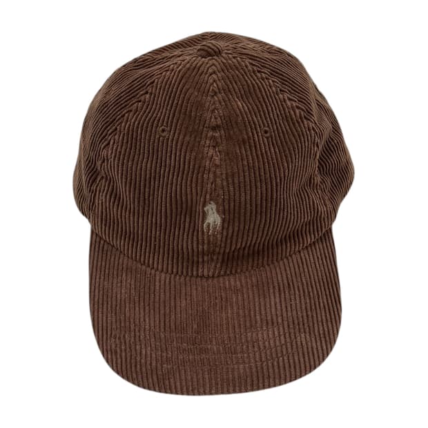 폴로 랄프로렌 코듀로이 볼캡 브라운 모자