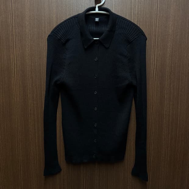 유니클로 슬림 니트 가디건 