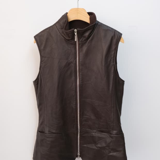 tomorrowland 여성 가죽 베스트