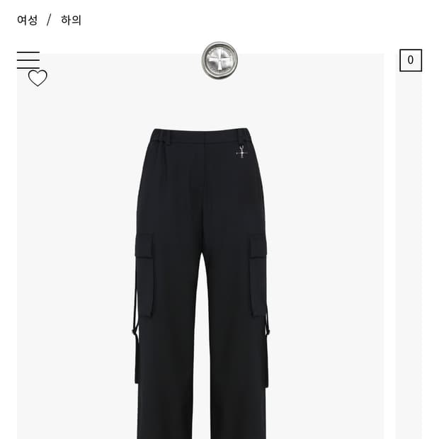 카하라 클래식 카고팬츠 네이비 xs