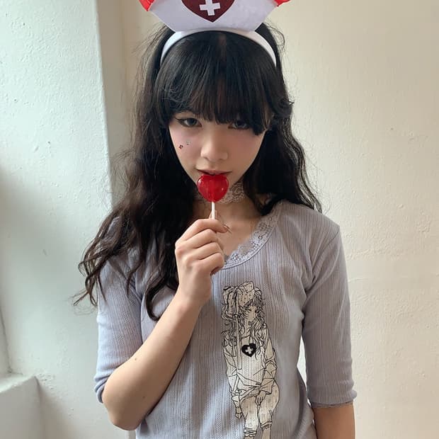 샵페어리 luckyboysquad 콜라보 한정 티셔츠