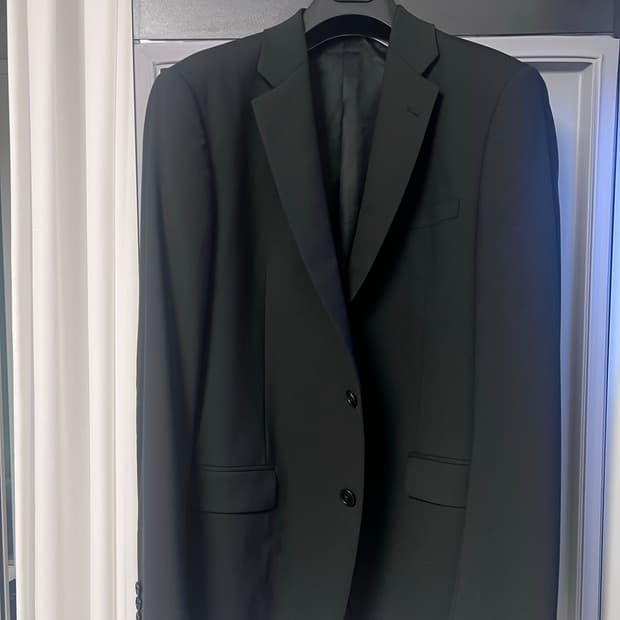 (교환)띠어리 뉴테일러2 블랙 자켓 수트셋업정장 40->42