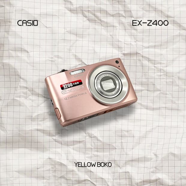 [수채감성] CASIO 카시오 엑슬림 EX-Z400 레트로 디지털 카메라