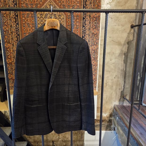 띠어리 트위드자켓 