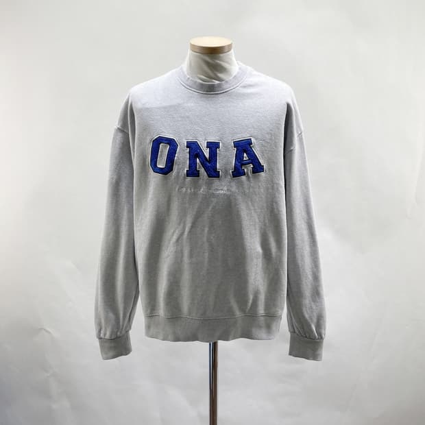 ONA 여성캐주얼맨투맨티 그레이 FREE 