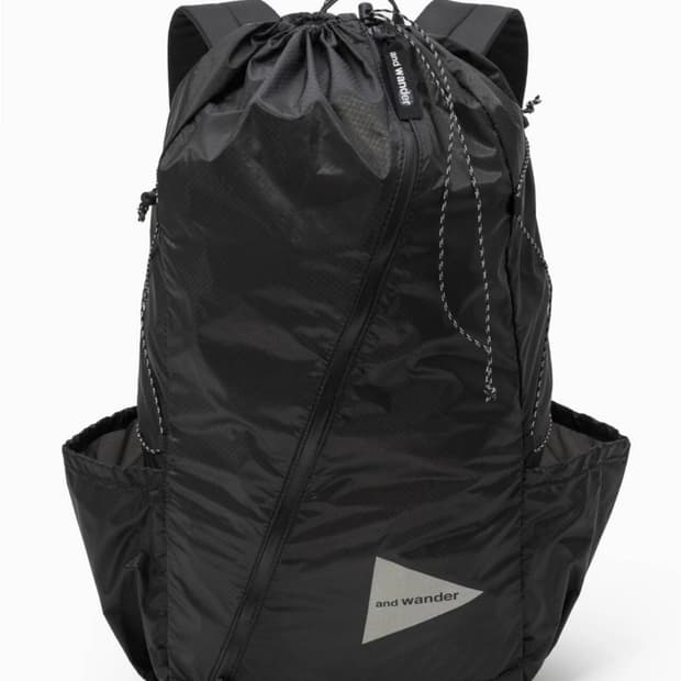 (새상품) 앤드원더 실데이팩 백팩 블랙