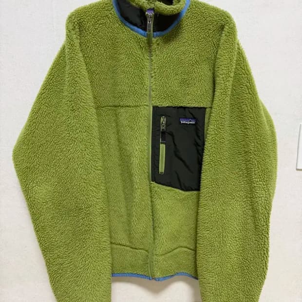 00s 파타고니아 레트로X 파일 자켓 스프라우트 그린 컬러 빈티지
