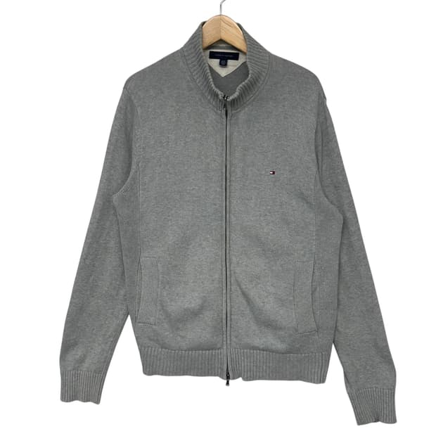 타미힐피거 스몰로고 투웨이 니트집업