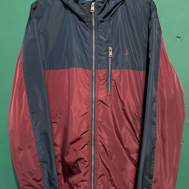 폴로 바람막이 네이비 버건디XL