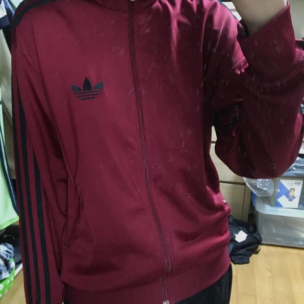 (희귀) 아디다스 버건디블랙 져지