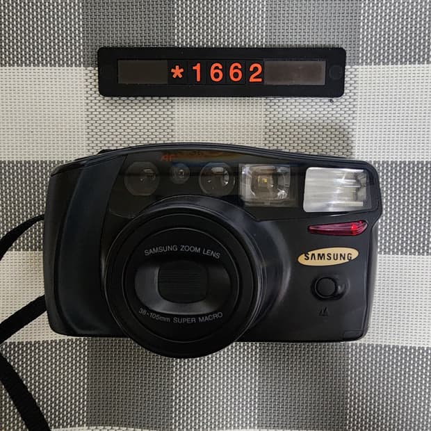 삼성캐녹스 퍼지줌 1050 필름카메라