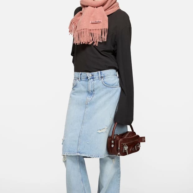 아크네 스튜디오 머플러 로즈멜란지