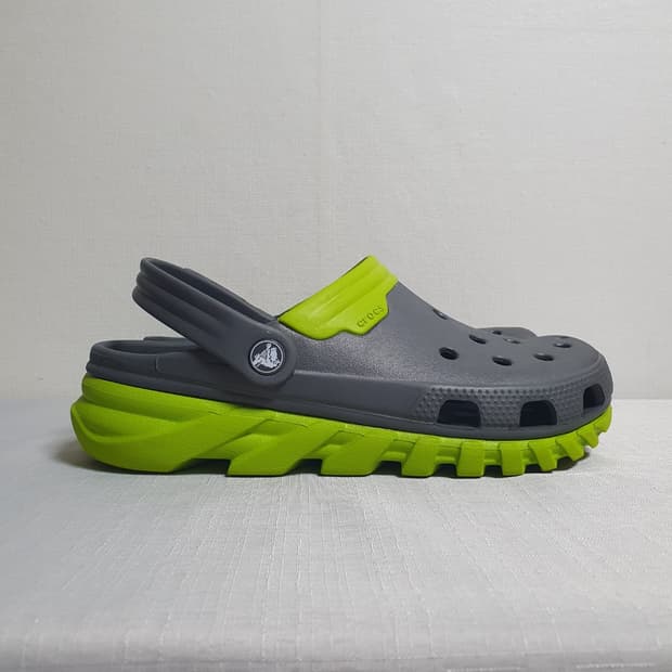 크록스 듀엣 맥스 클로그 볼트 그린 260mm