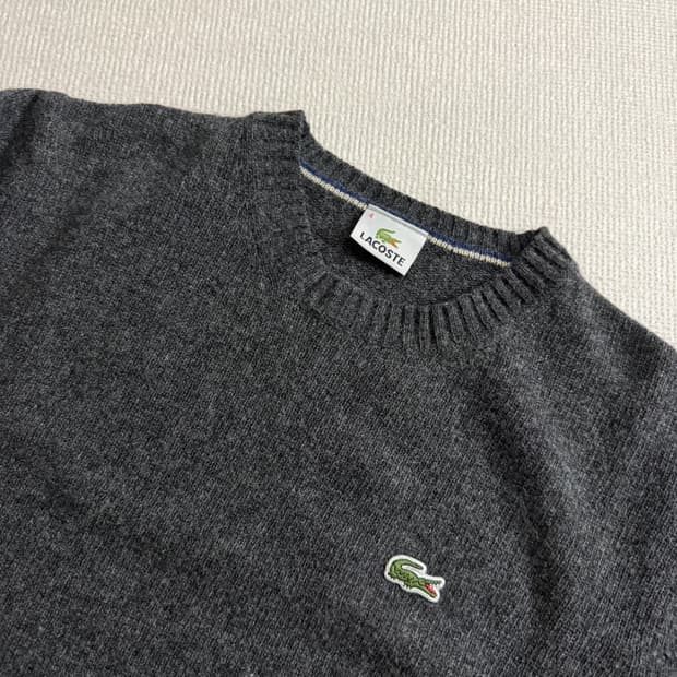 라코스테 차콜 그레이 니트