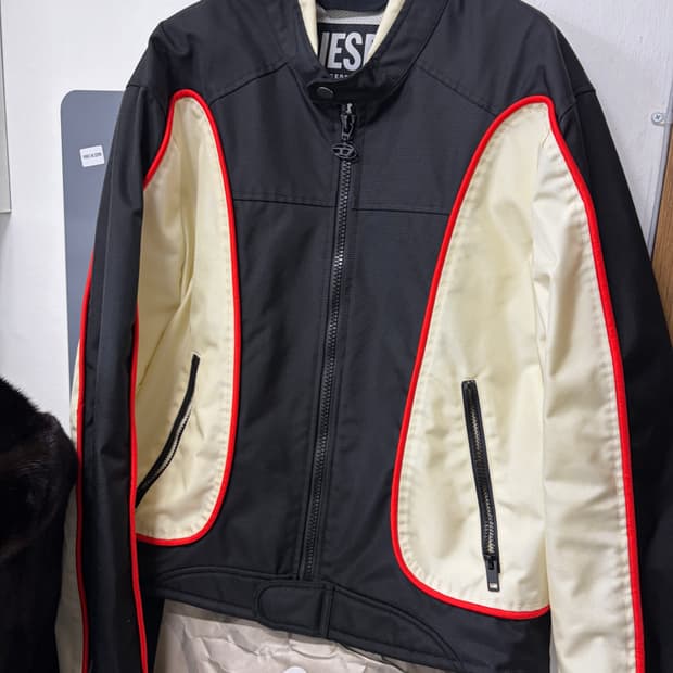 디젤 j-블링크 바이커 자켓