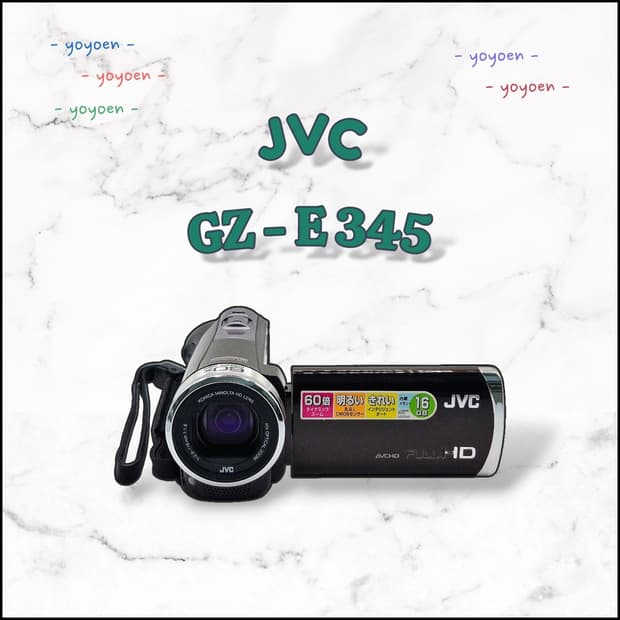 JVC GZ-E345 빈티지캠코더 [ 꾸미기0 ]
