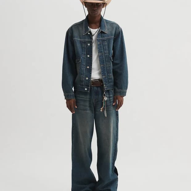 Dnsr 헤리티지 데님 자켓 블루