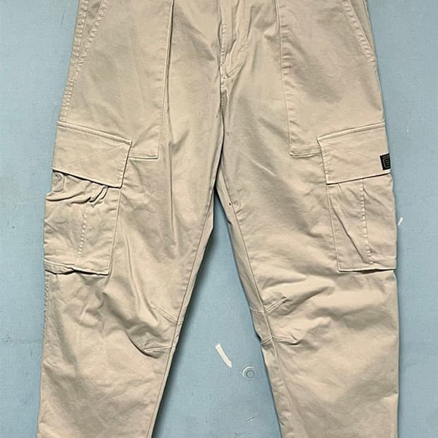 ZARA 자라 남자 카고 면바지 춘추 캐주얼 스판 넉넉한 L 32