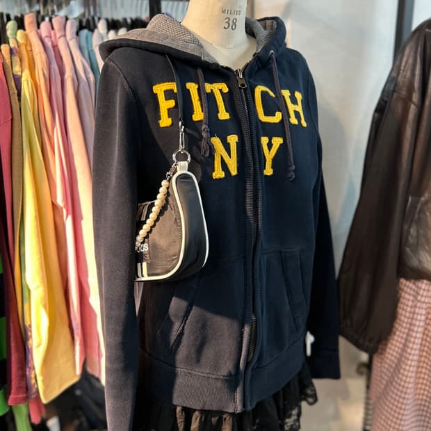 Abecrombie Navy Zip-Up Hoodie