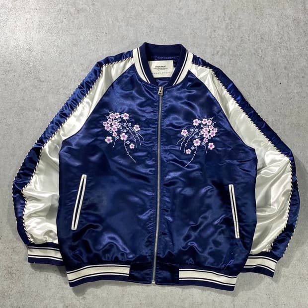 언더에어 벚꽃자수 스카쟌