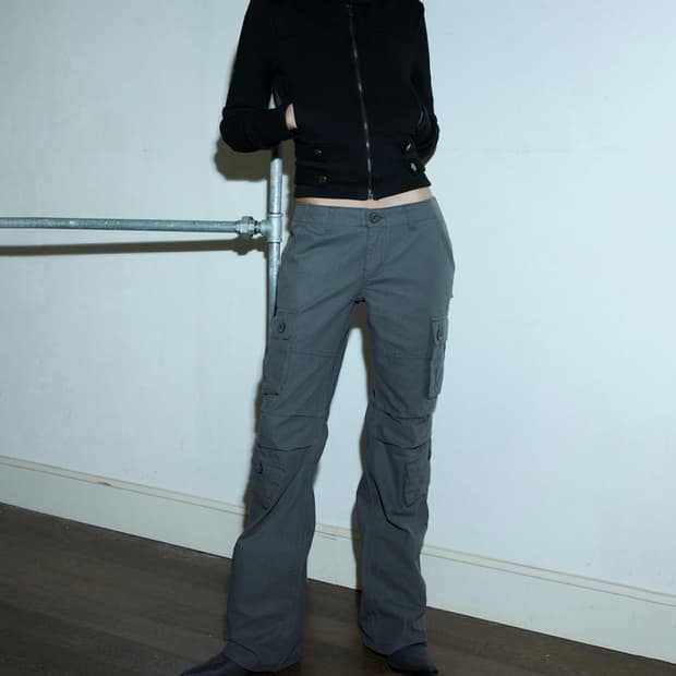 [새상품] 오도어 카고팬츠 카고바지 그레이 1size