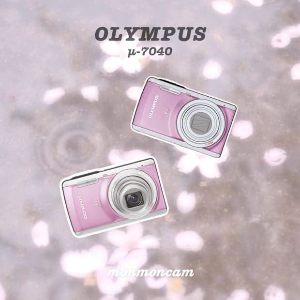 뽀용🩷 올림푸스 뮤-7040 핑크 Olympus mju 디카