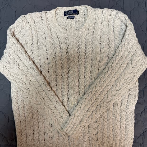 폴로 핸드 니트 스웨터 (95~100)