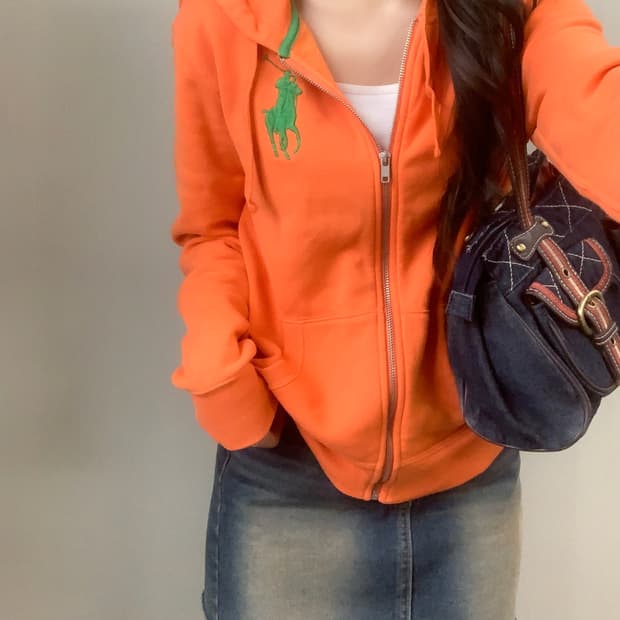 폴로 빅포니 후드집업
