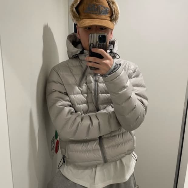 왓츠더유즈 에스키모 라이트다운 경량패딩 L