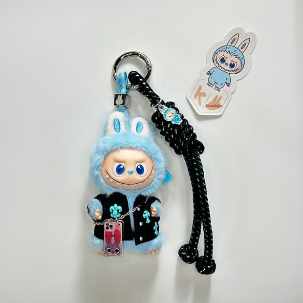 🙊미니라부부 내 마음속 비밀번호”k”커스텀키링