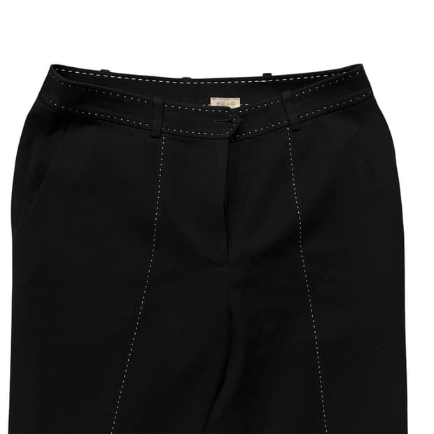 랑방(Lanvin) 스티치 디테일 세미 부츠컷 슬랙스