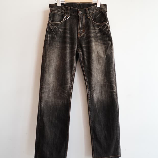 Wrangler 랭글러 흑청 데님팬츠 (29인치) 