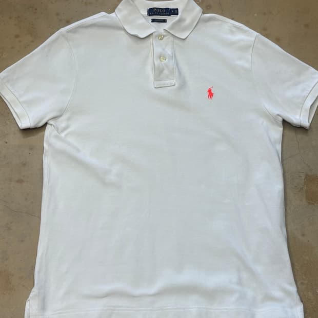 🫶🏻 폴로랄프로렌 Custom Fit White 카라 반팔티 🫶🏻