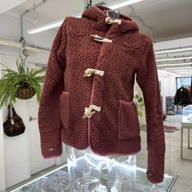 toggle button fleece jacket