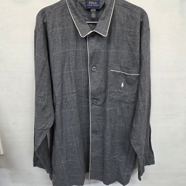 폴로랄프로렌 파자마 울 셔츠긴팔 m