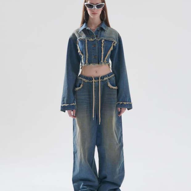 [상하세트]GATELESS 게이트리스 언더핏 자켓 & 팬츠