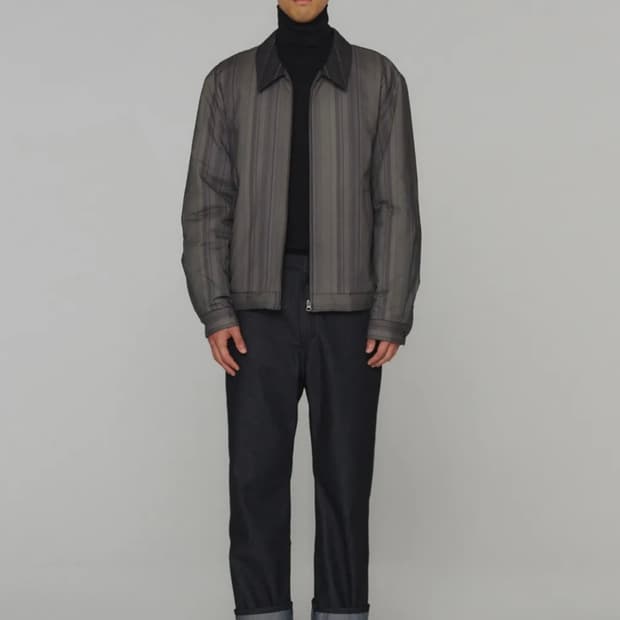 Amomento stripe Jip-up jumper