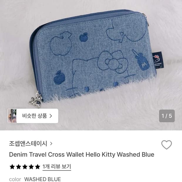 새상품 조셉앤스테이시 헬로키티 트래블월렛