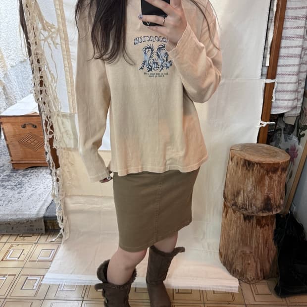 rerizzo 빈티지 긴팔 L