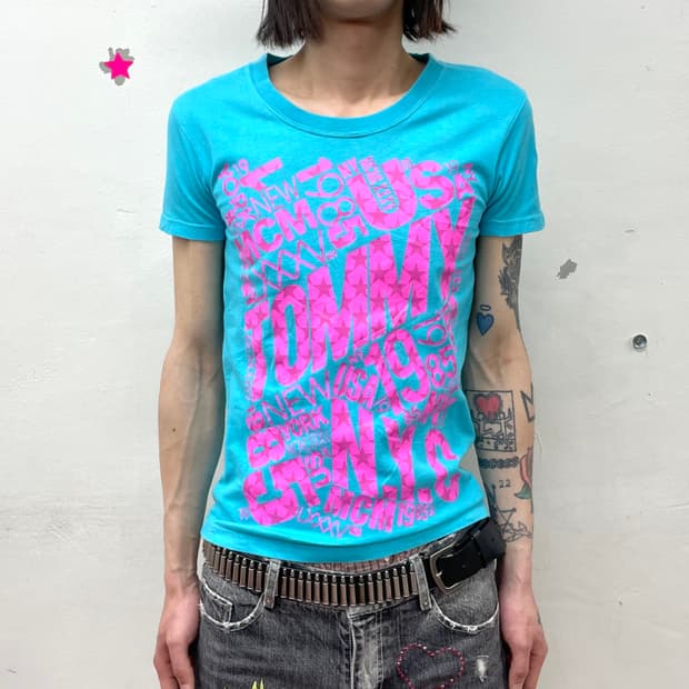 Tommy Star Blue T-shirt