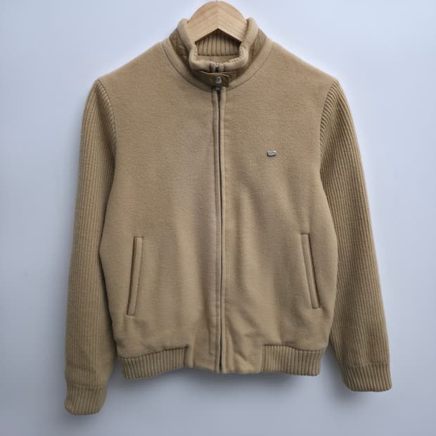 [M] 라코스테 카멜 울 니트 자켓