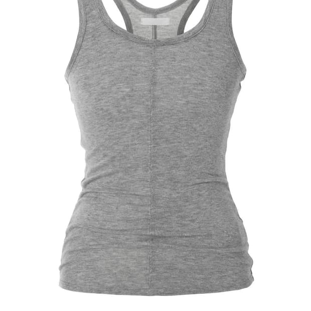쓰리타임즈 Tencel slim tank top 그레이
