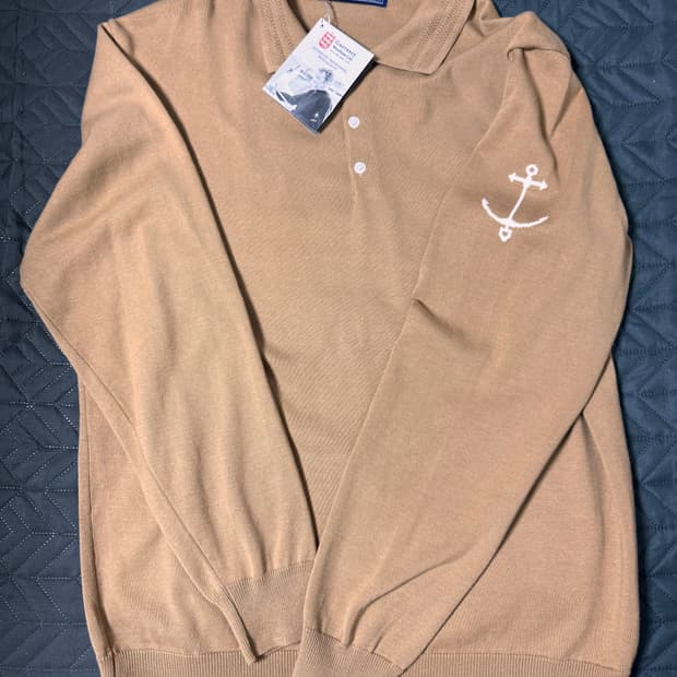 건지울른스 긴팔 카라 니트 새상품