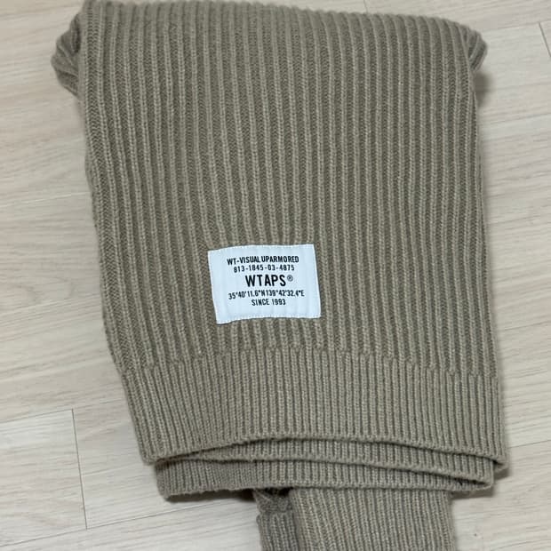 Wtaps 베이지 카키 니트 L