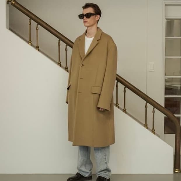 stu 3 button pintuck coat 에스티유 3버튼 핀턱 코트